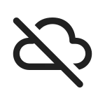 Cloud Offline SVG Icon